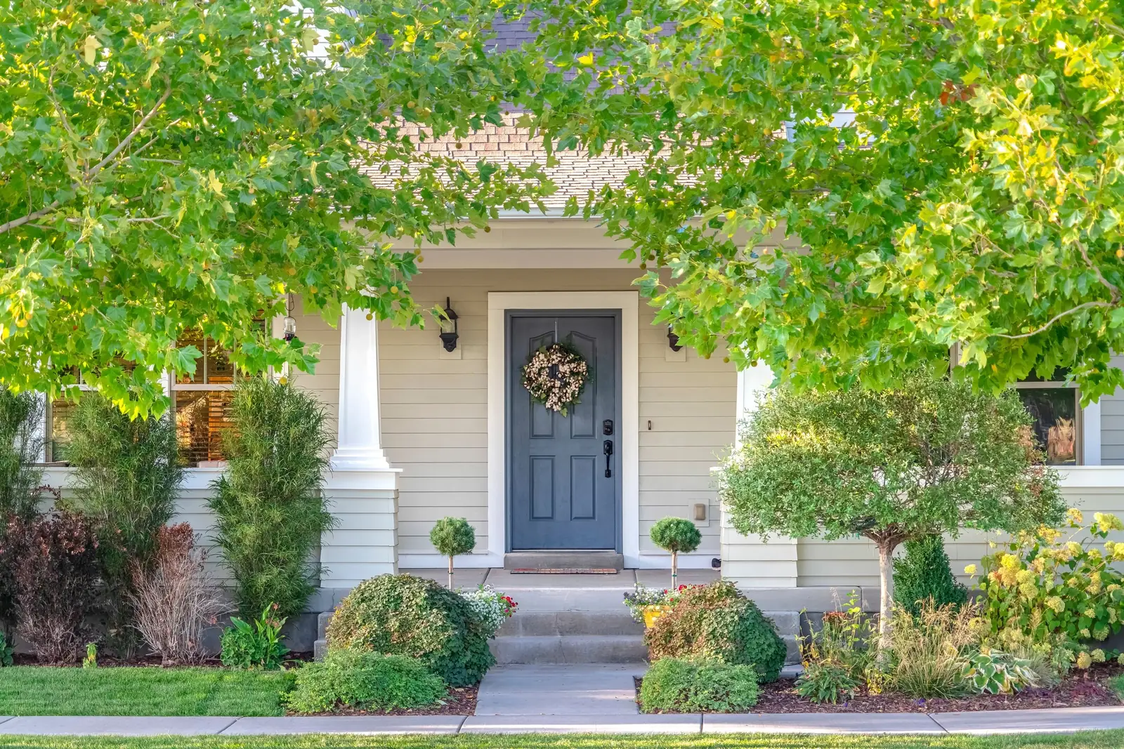 Beautiful home with landscaped front yard